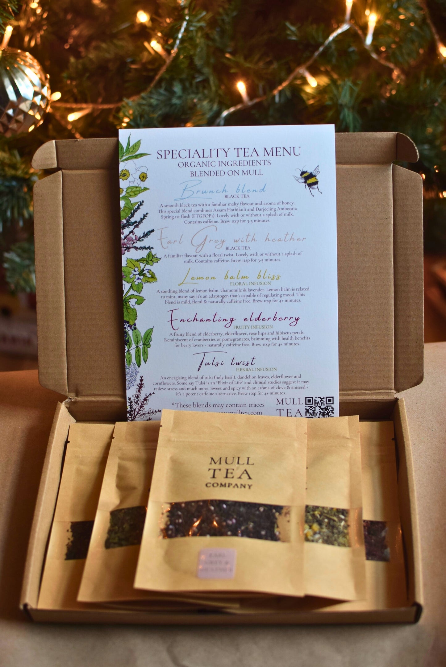 Letterbox organic tea gift set - 5 signature blends
