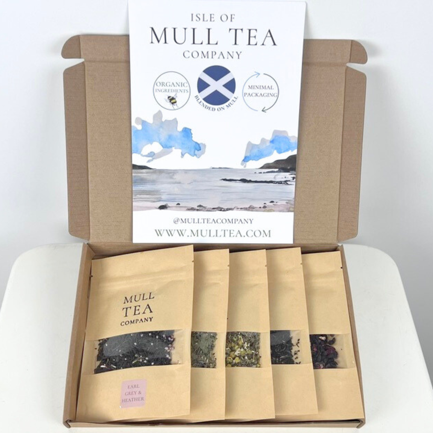 Letterbox organic tea gift set - 5 signature blends