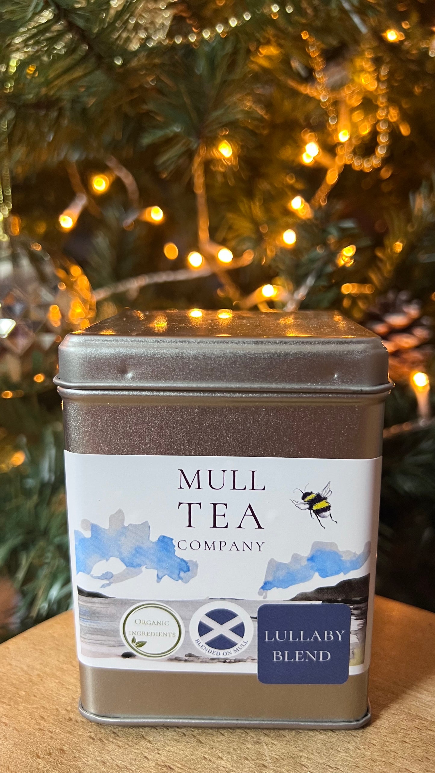 Trio of tin caddys organic tea gift set - Caffeine free