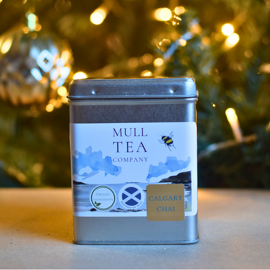 Isle of Mull organic tea Calgary chai caddy