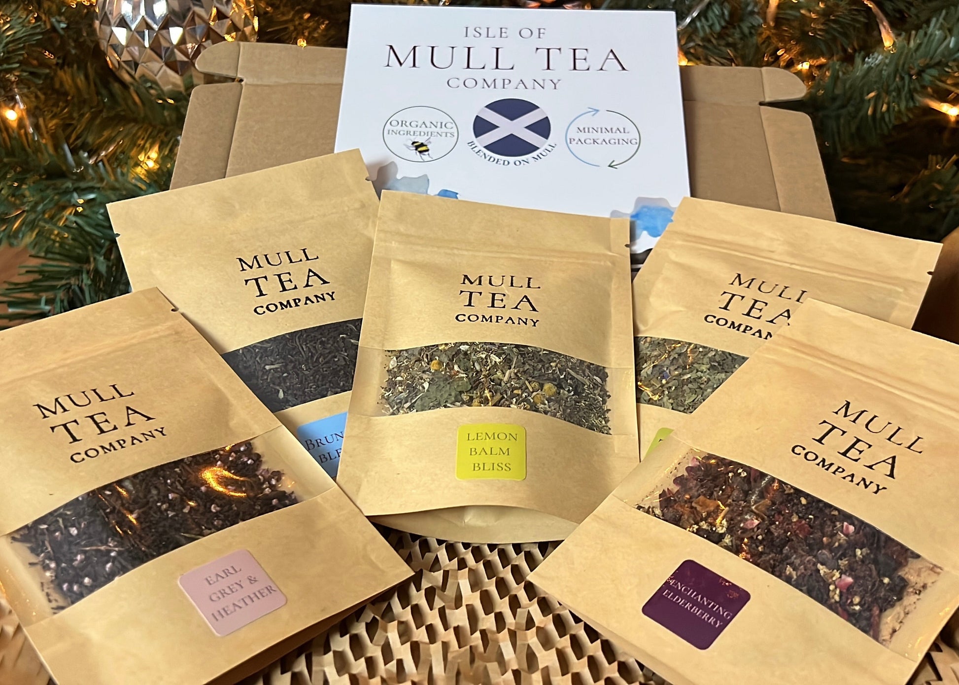 Isle of Mull Tea Company Organic Letterbox Tea Sets