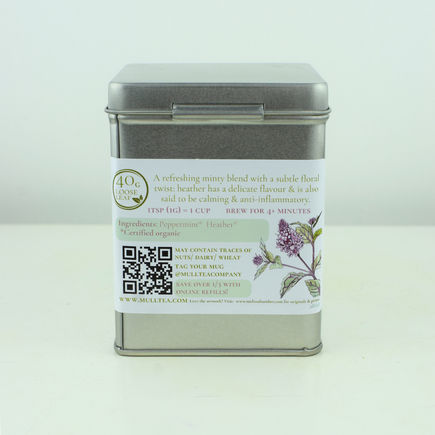 Peppermint & Heather- Organic mint infusion